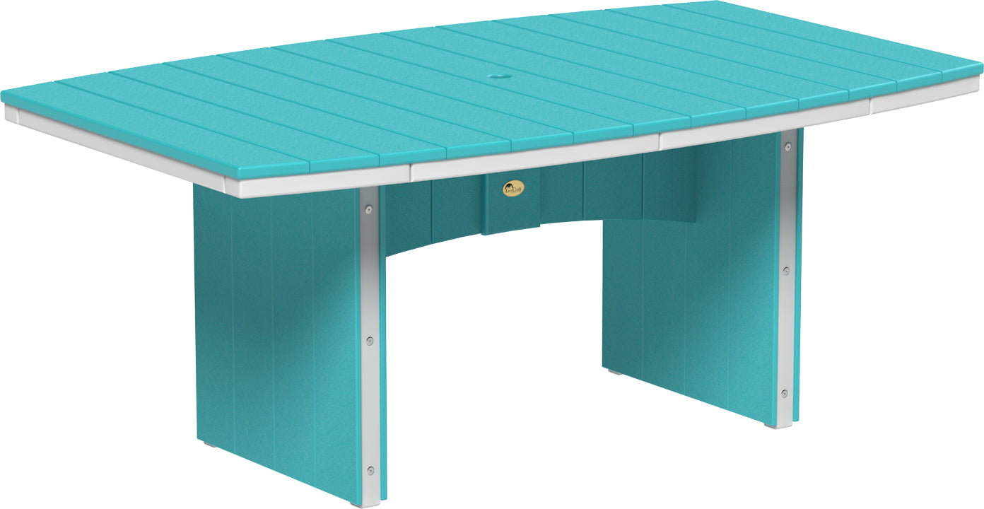 LuxCraft – Urban Dining Table 4′ x 6′ Oval – Contemporary Outdoor Patio Table