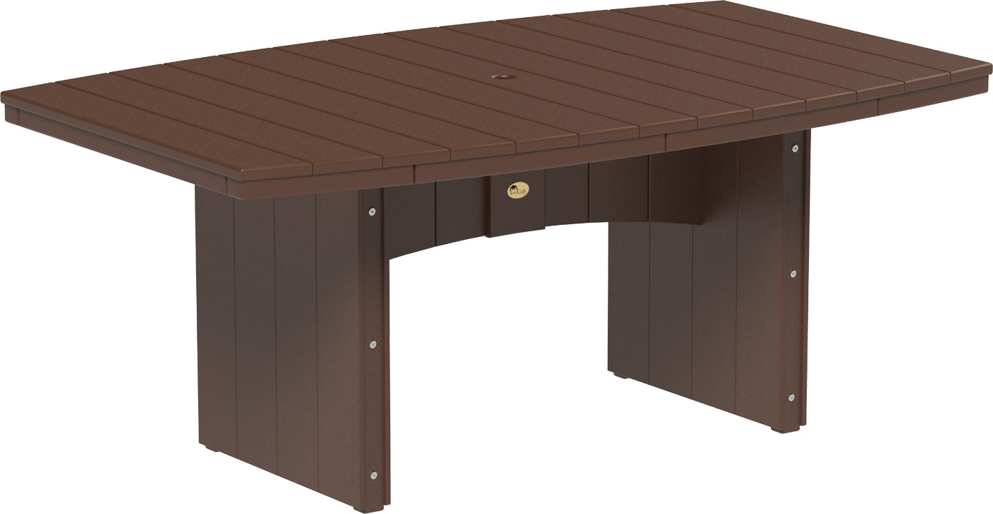 LuxCraft – Urban Dining Table 4′ x 6′ Oval – Contemporary Outdoor Patio Table