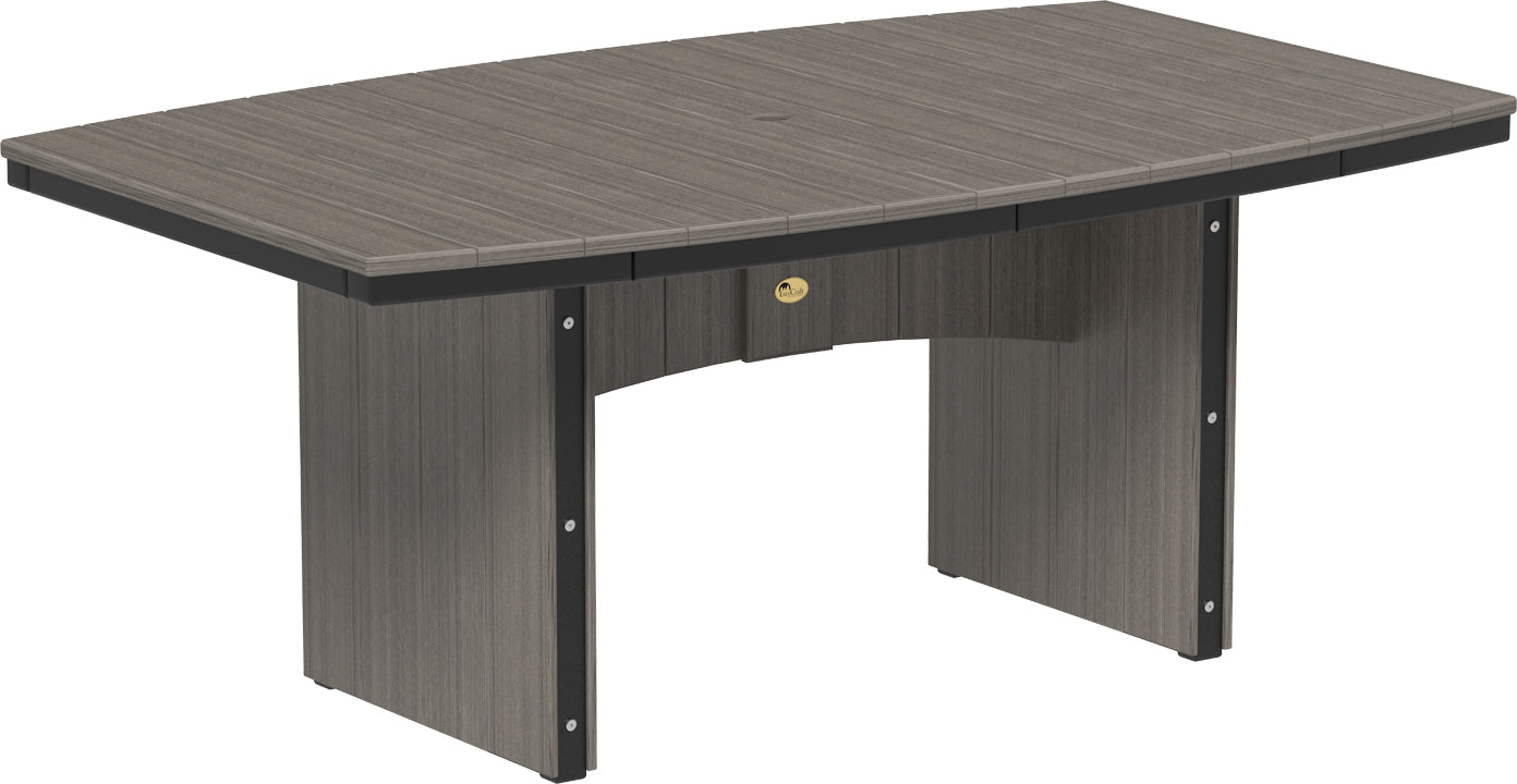 LuxCraft – Urban Dining Table 4′ x 6′ Oval – Contemporary Outdoor Patio Table