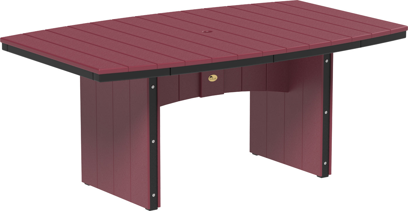 LuxCraft – Urban Dining Table 4′ x 6′ Oval – Contemporary Outdoor Patio Table