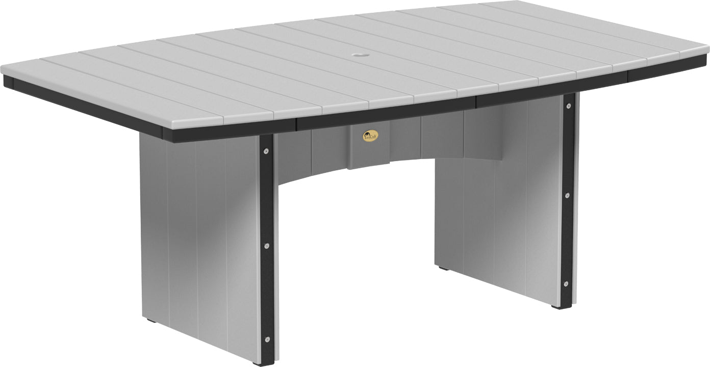 LuxCraft – Urban Dining Table 4′ x 6′ Oval – Contemporary Outdoor Patio Table