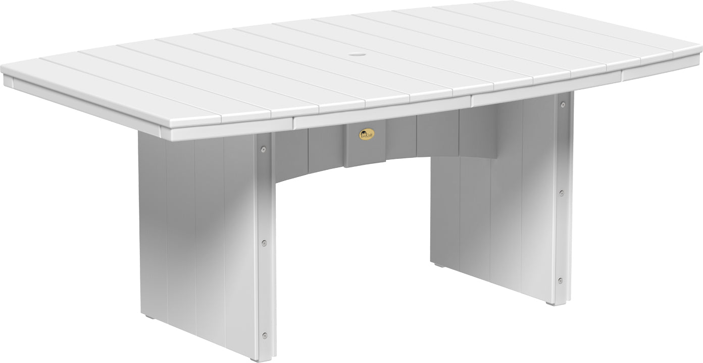 LuxCraft – Urban Dining Table 4′ x 6′ Oval – Contemporary Outdoor Patio Table