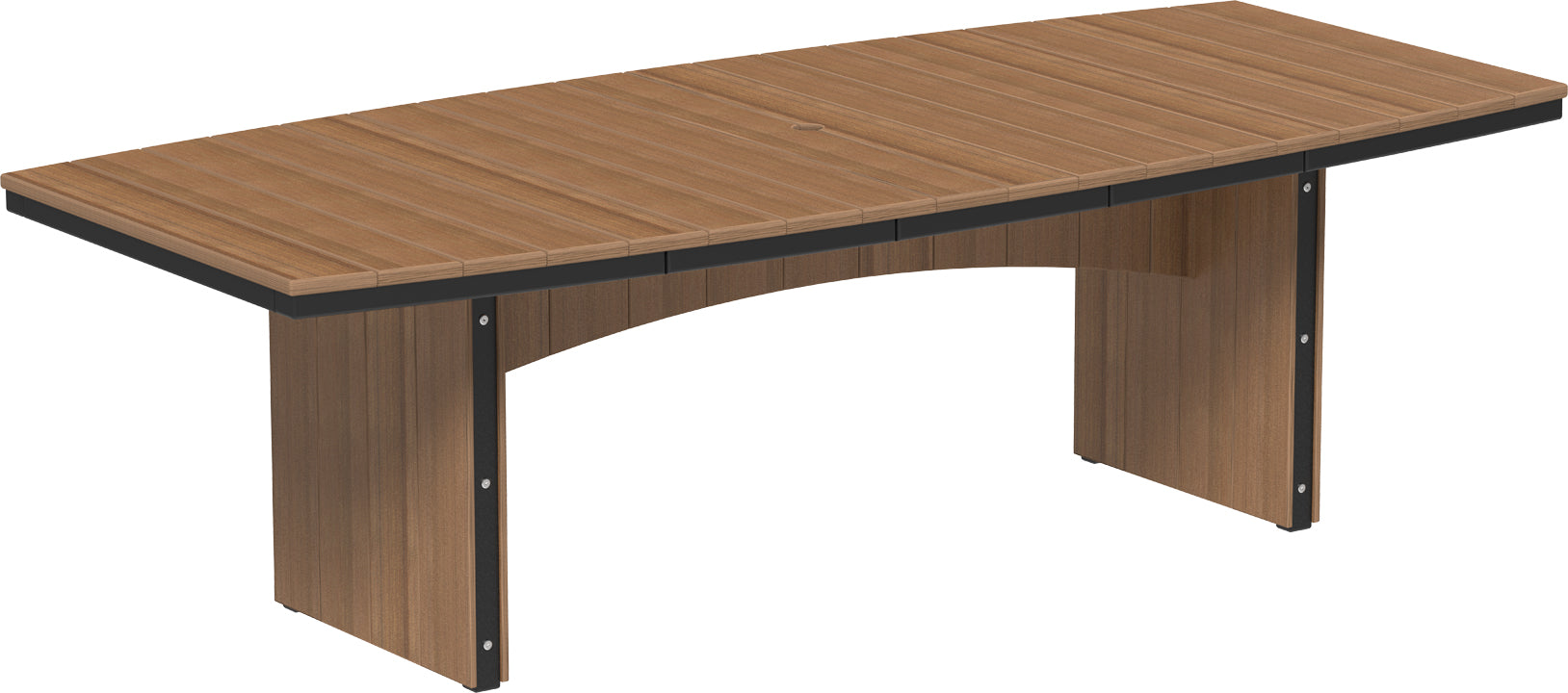 LuxCraft – Urban Dining Table 4′ x 8′ Oval – Large Outdoor Patio Table