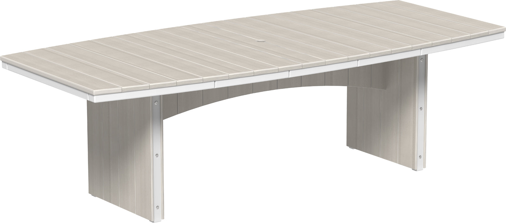 LuxCraft – Urban Dining Table 4′ x 8′ Oval – Large Outdoor Patio Table