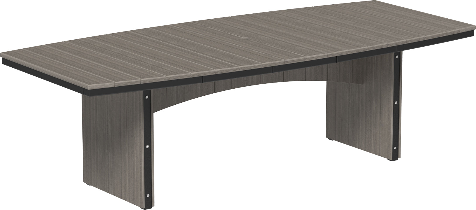 LuxCraft – Urban Dining Table 4′ x 8′ Oval – Large Outdoor Patio Table