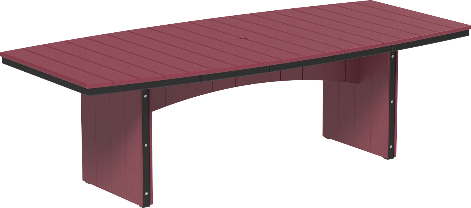 LuxCraft – Urban Dining Table 4′ x 8′ Oval – Large Outdoor Patio Table