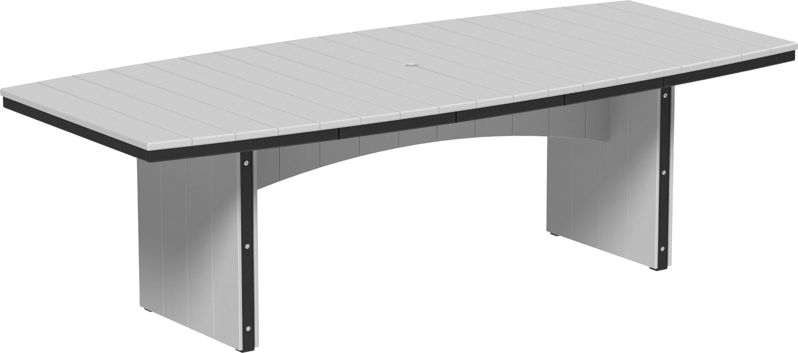 LuxCraft – Urban Dining Table 4′ x 8′ Oval – Large Outdoor Patio Table
