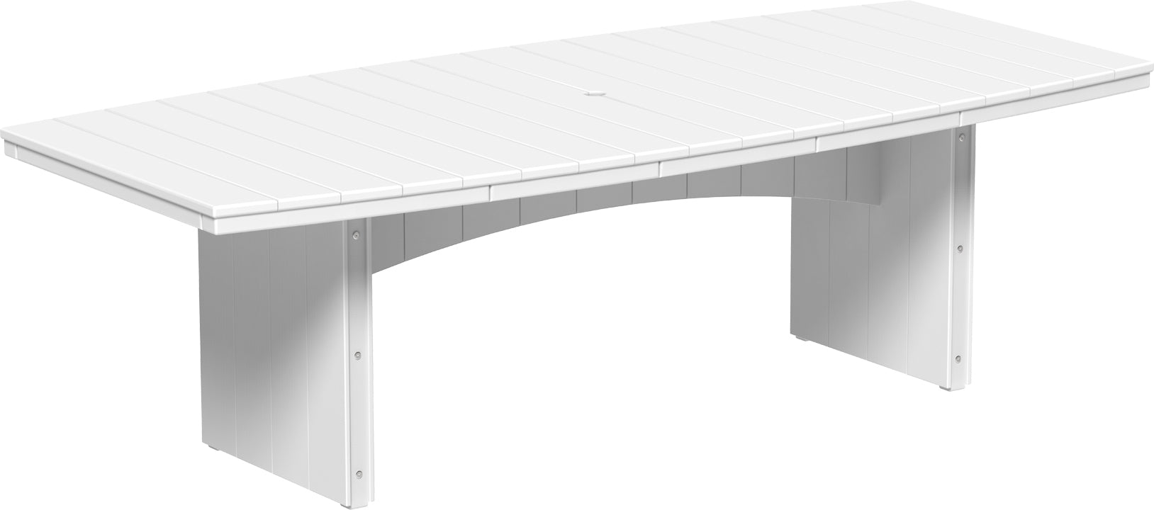 LuxCraft – Urban Dining Table 4′ x 8′ Oval – Large Outdoor Patio Table