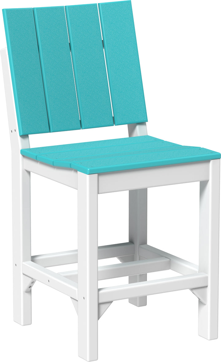 LuxCraft – Urban Side Chair – Modern Outdoor Dining Chair with Clean Lines