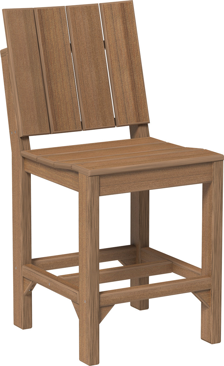 LuxCraft – Urban Side Chair – Modern Outdoor Dining Chair with Clean Lines