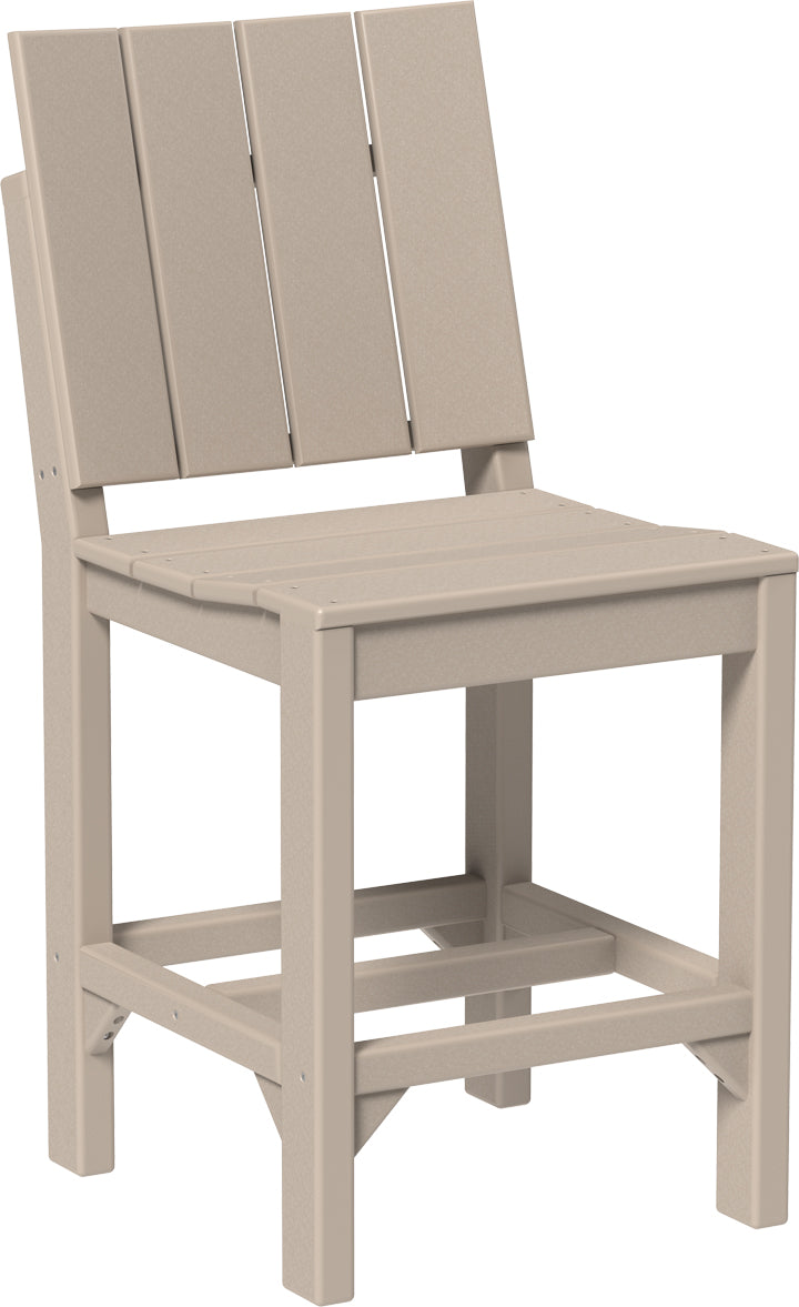 LuxCraft – Urban Side Chair – Modern Outdoor Dining Chair with Clean Lines