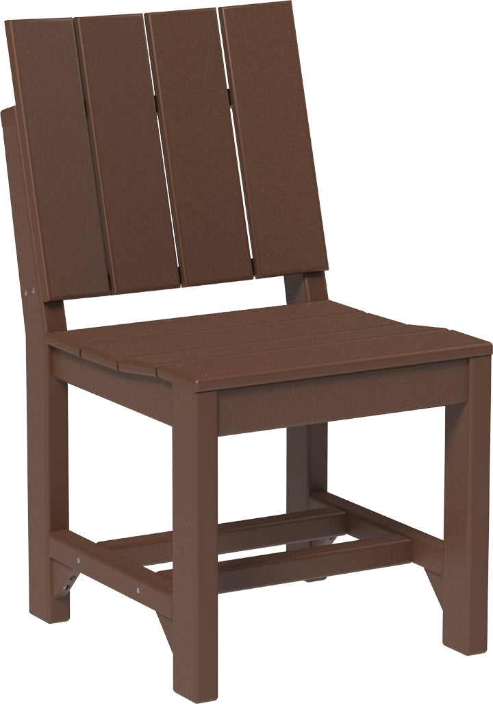 LuxCraft – Urban Side Chair – Modern Outdoor Dining Chair with Clean Lines