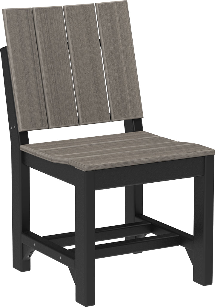 LuxCraft – Urban Side Chair – Modern Outdoor Dining Chair with Clean Lines