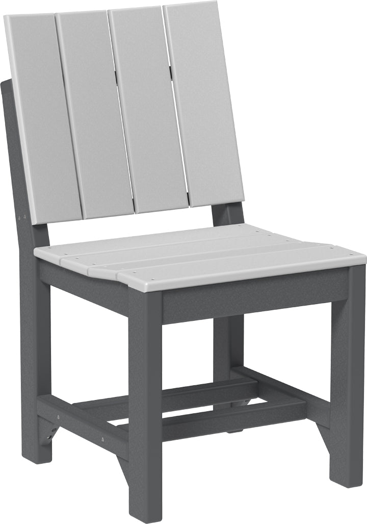 LuxCraft – Urban Side Chair – Modern Outdoor Dining Chair with Clean Lines