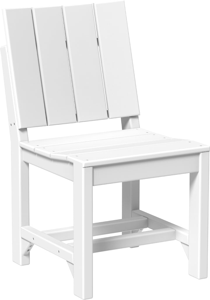 LuxCraft – Urban Side Chair – Modern Outdoor Dining Chair with Clean Lines