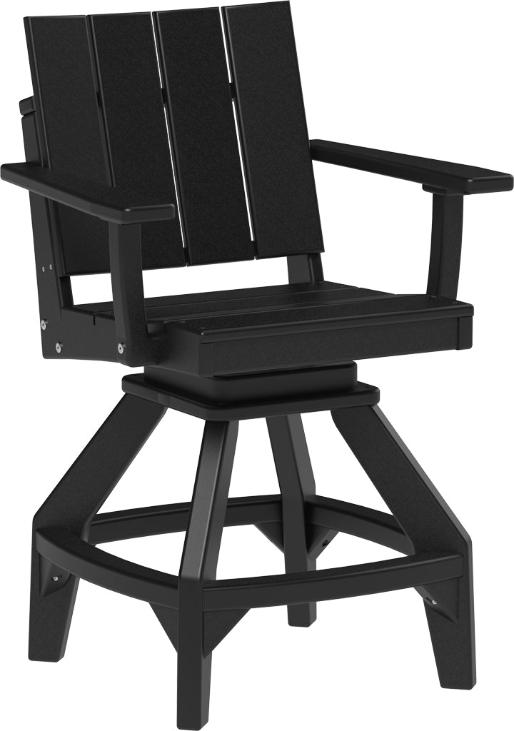 LuxCraft – Urban Swivel Chair – 360° Modern Outdoor Dining Chair