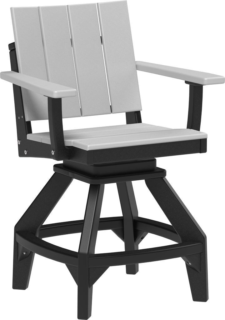 LuxCraft – Urban Swivel Chair – 360° Modern Outdoor Dining Chair