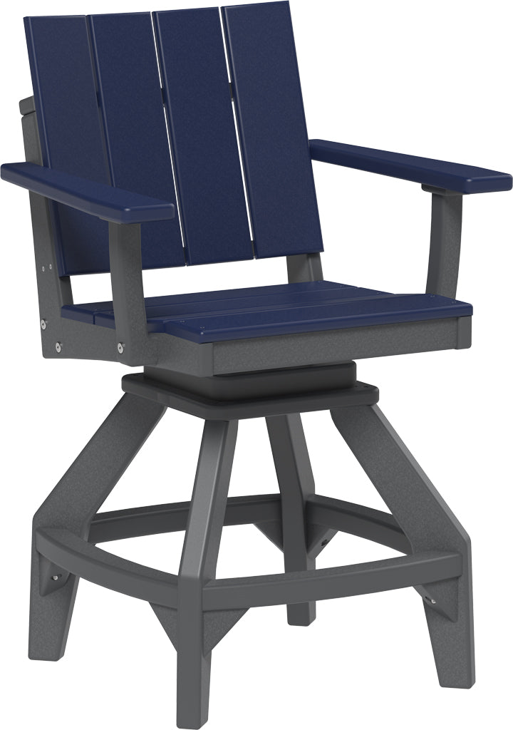 LuxCraft – Urban Swivel Chair – 360° Modern Outdoor Dining Chair