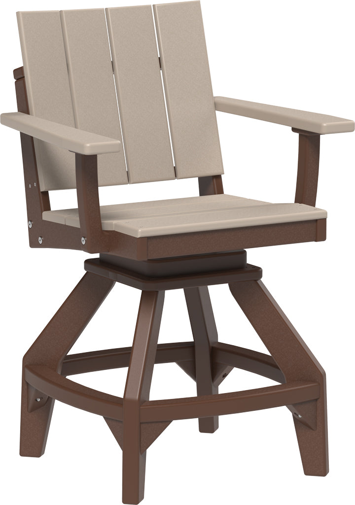 LuxCraft – Urban Swivel Chair – 360° Modern Outdoor Dining Chair