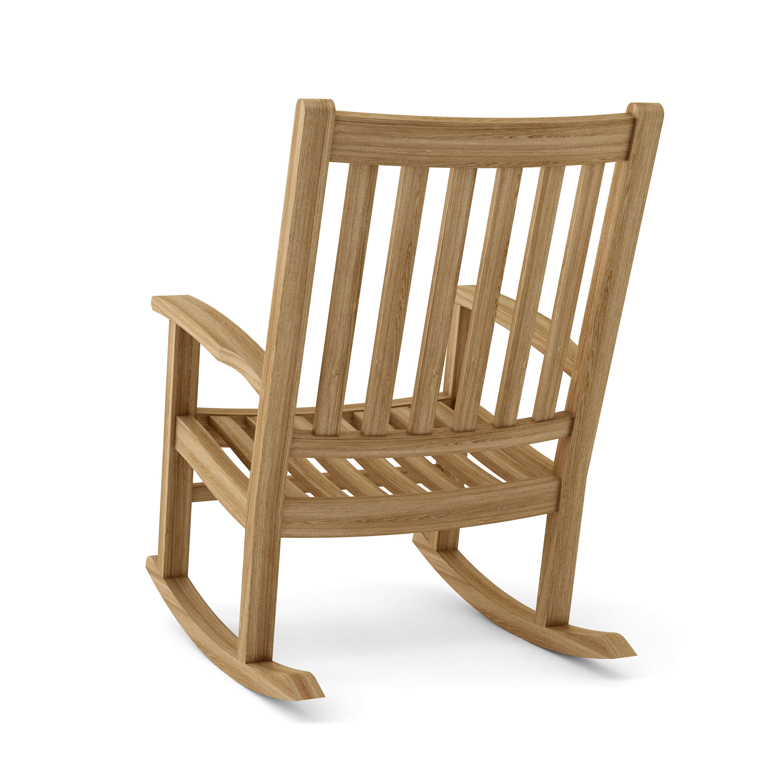 Anderson Teak Palm Beach Rocking Armchair – Classic Teak Outdoor Rocker