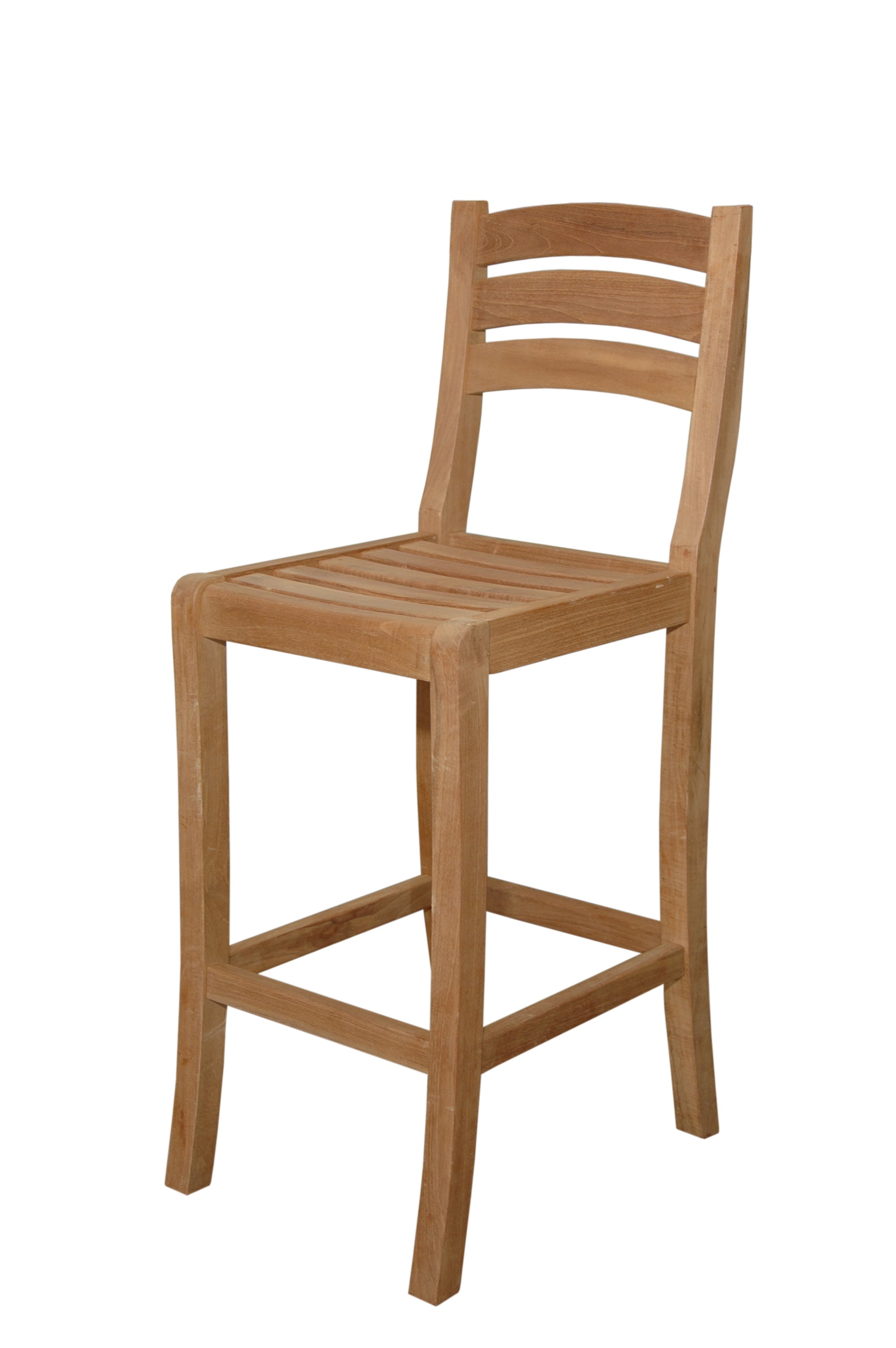 Anderson Teak Mandalay Bar Chair – Teak Outdoor Bar Height Seating