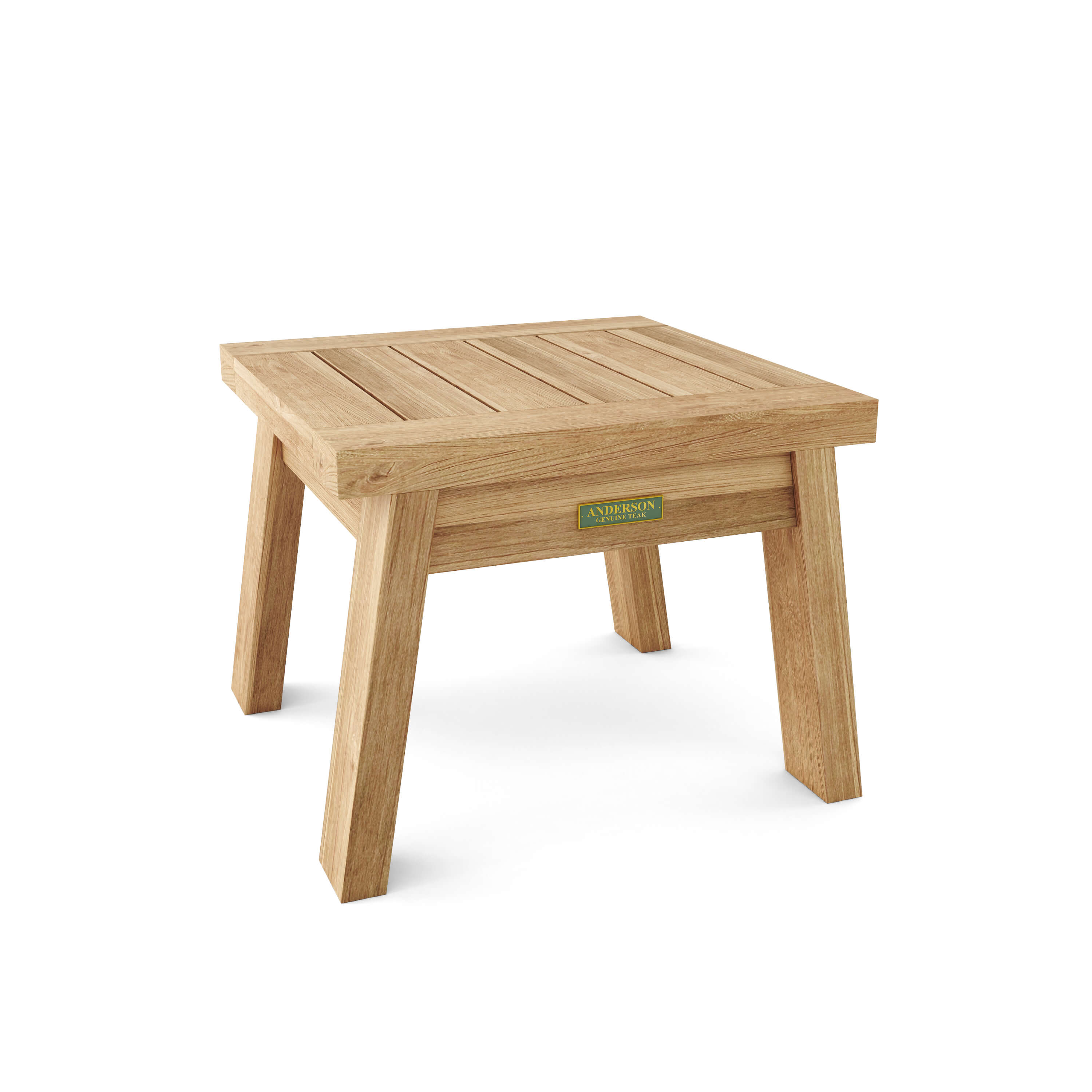 Anderson Teak Palermo Side Table – Solid Teak Outdoor End Table