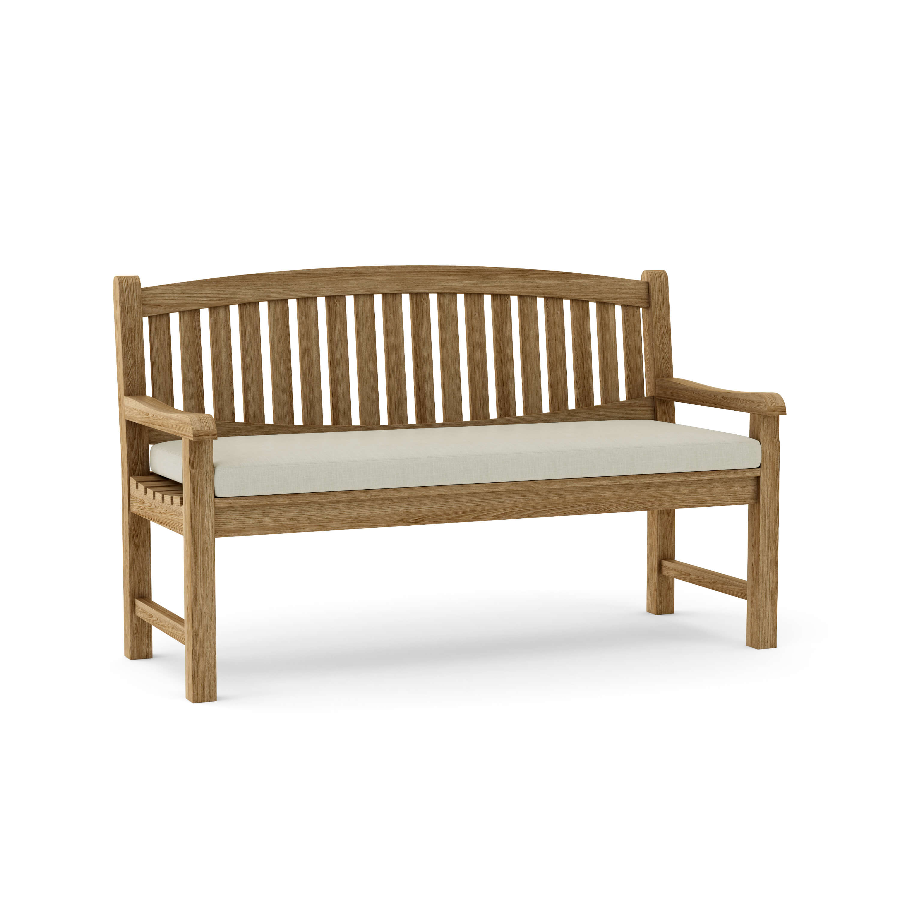 Anderson Teak Kingston 3-Seater Bench – Solid Teak Outdoor Garden Bench