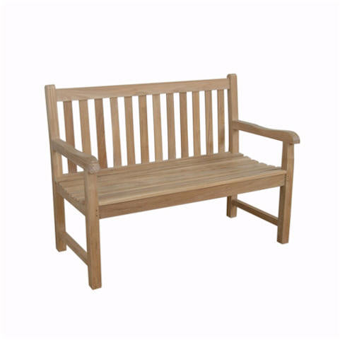 Anderson Teak Classic 2-Seater Bench – Solid Teak Outdoor Garden Bench