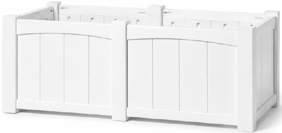 Seaside Wickford 18″ Square Outdoor Planter Extension