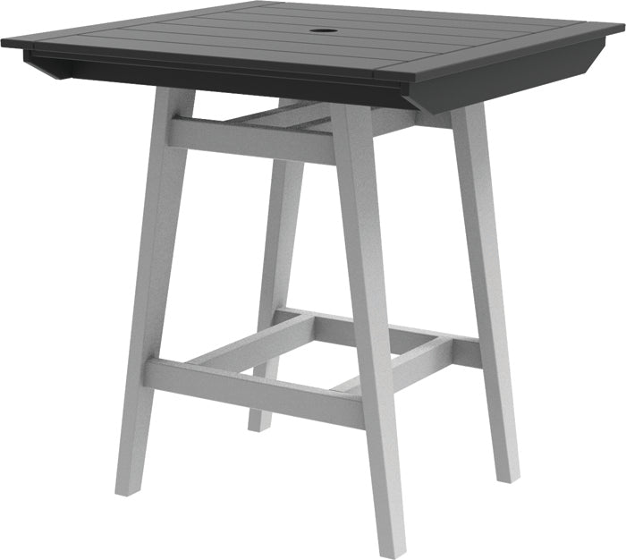 Seaside MAD Bar Table 40″ x 40″ – Modern Outdoor Bar Height Table