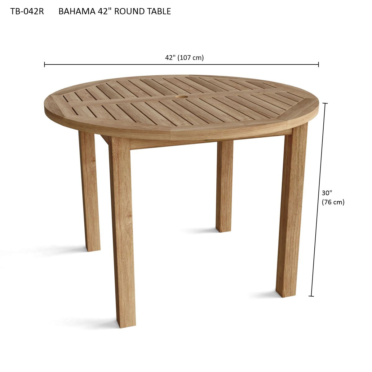 Anderson Teak Bahama 42" Round Table