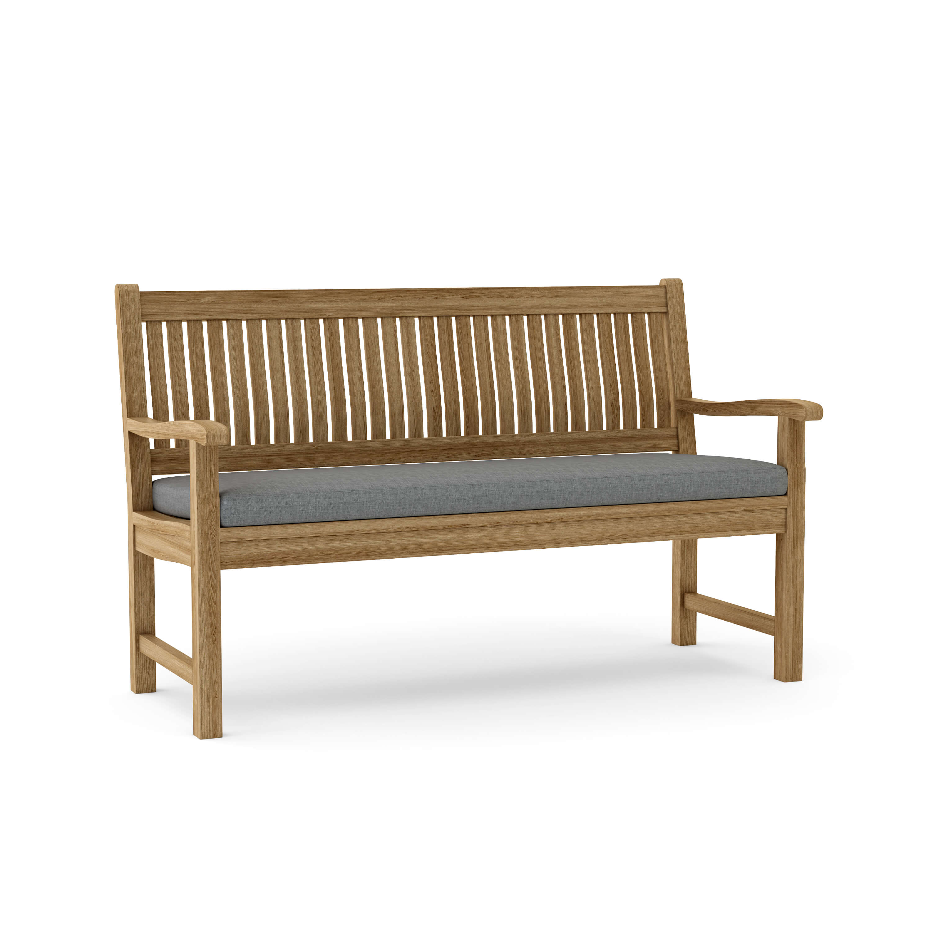 Anderson Teak Del-Amo 3-Seater Bench – Solid Teak Outdoor Garden Bench
