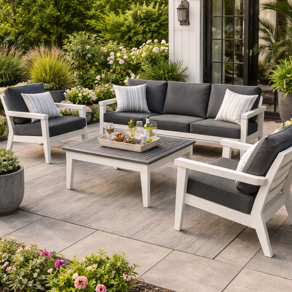 Seaside DEX Right Arm Lounge Chair – Outdoor Patio Modular Seating
