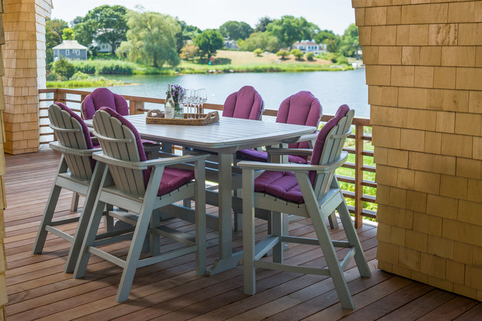 Seaside Adirondack Classic Balcony Chair – Outdoor Balcony Height Seating