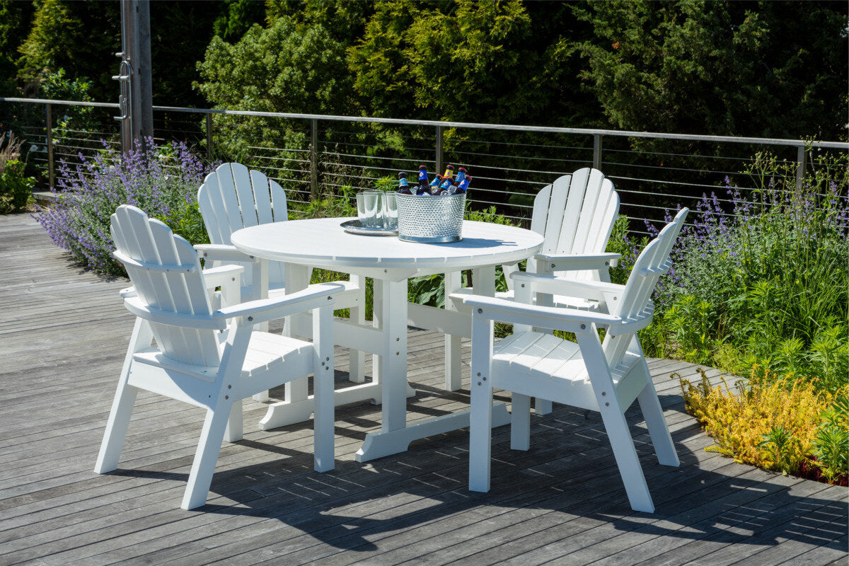 Seaside Adirondack Classic Dining Chair – Outdoor Patio Dining Seating