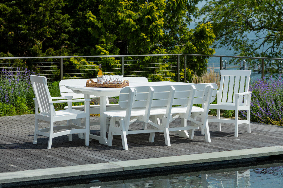 Seaside Hampton Dining Chair – Elegant Outdoor Patio Seating