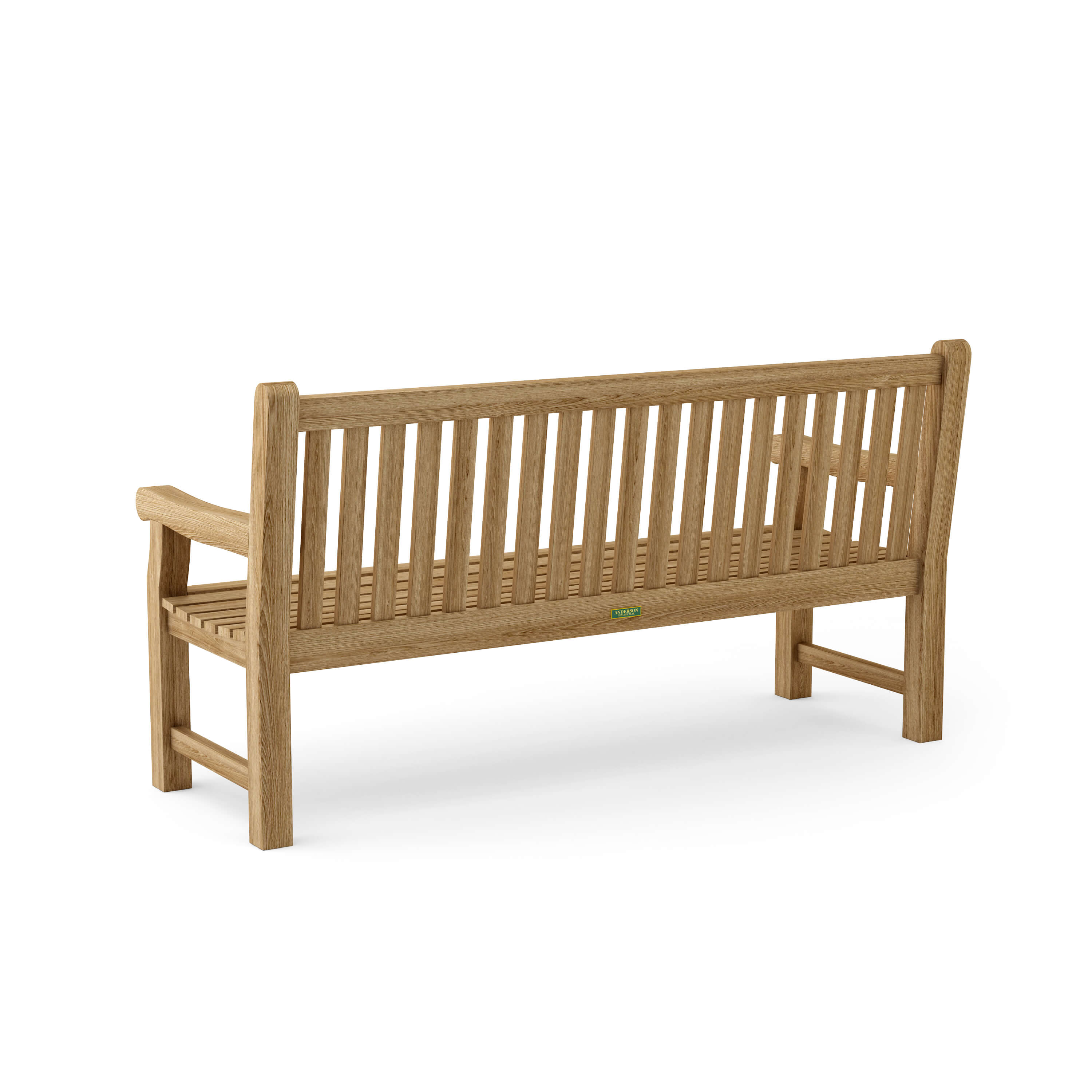 Anderson Teak Devonshire 4-Seater Extra Thick Bench – Solid Teak Outdoor Garden Bench
