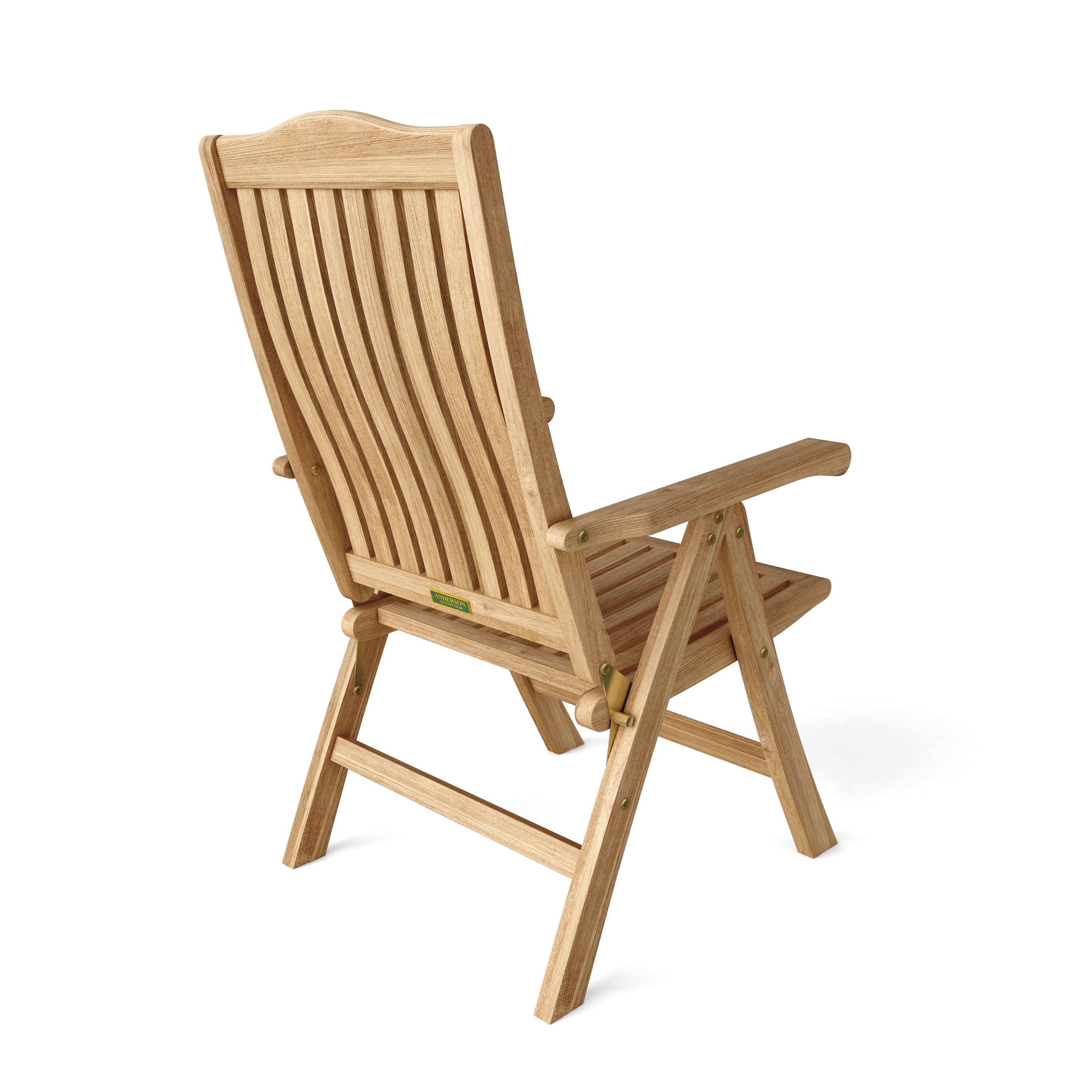 Anderson Teak Katana 5-Position Reclining Armchair – Folding Teak Outdoor Seating