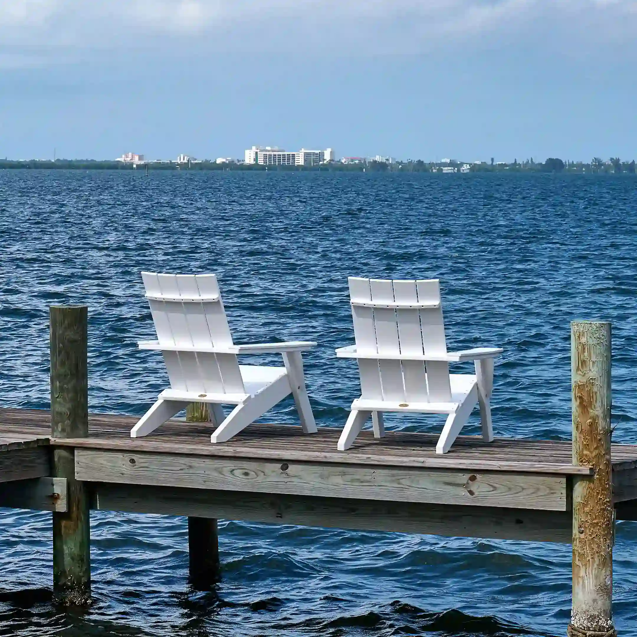 LuxCraft – Urban Adirondack Chair – Modern Outdoor Chair with Clean Design