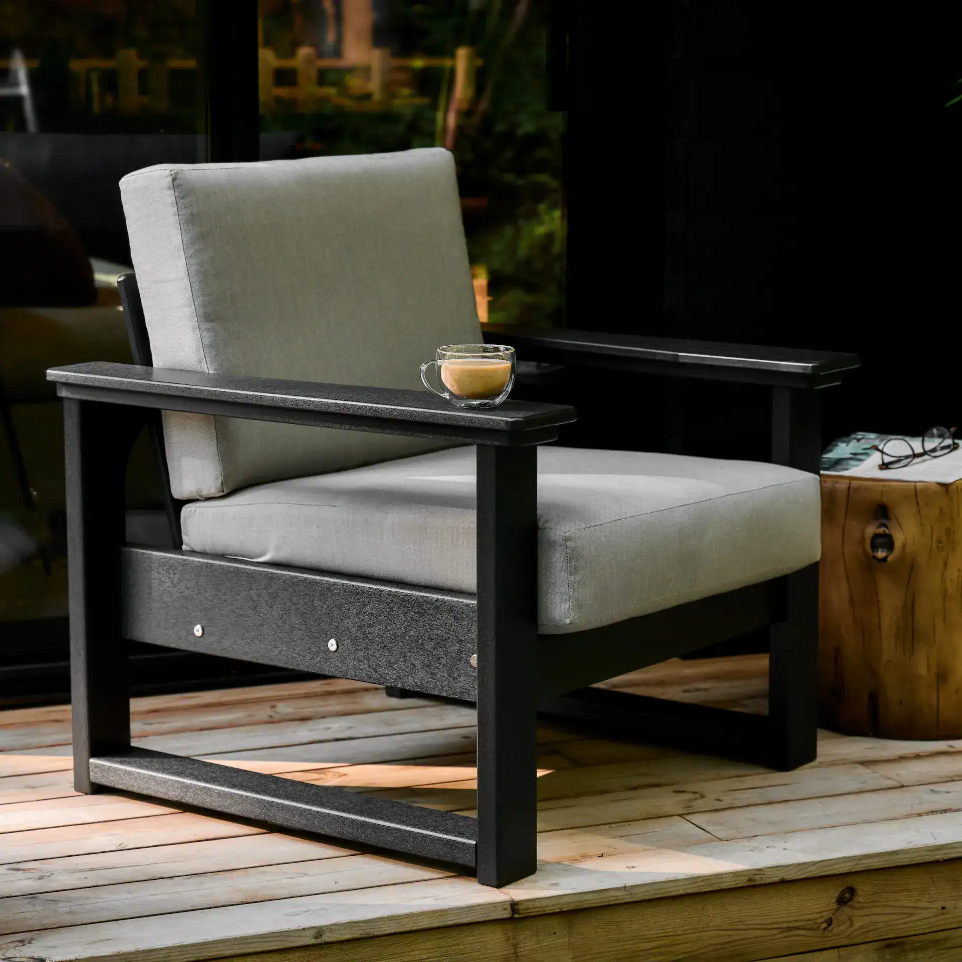 LuxCraft Lanai Deep Seating Chair – Weather-Resistant Cushioned Comfort