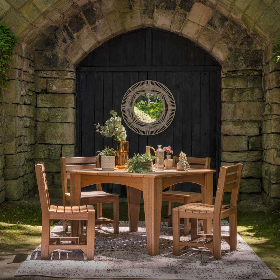 LuxCraft – Island Side Chair – Modern Outdoor Dining Chair for Patio Tables