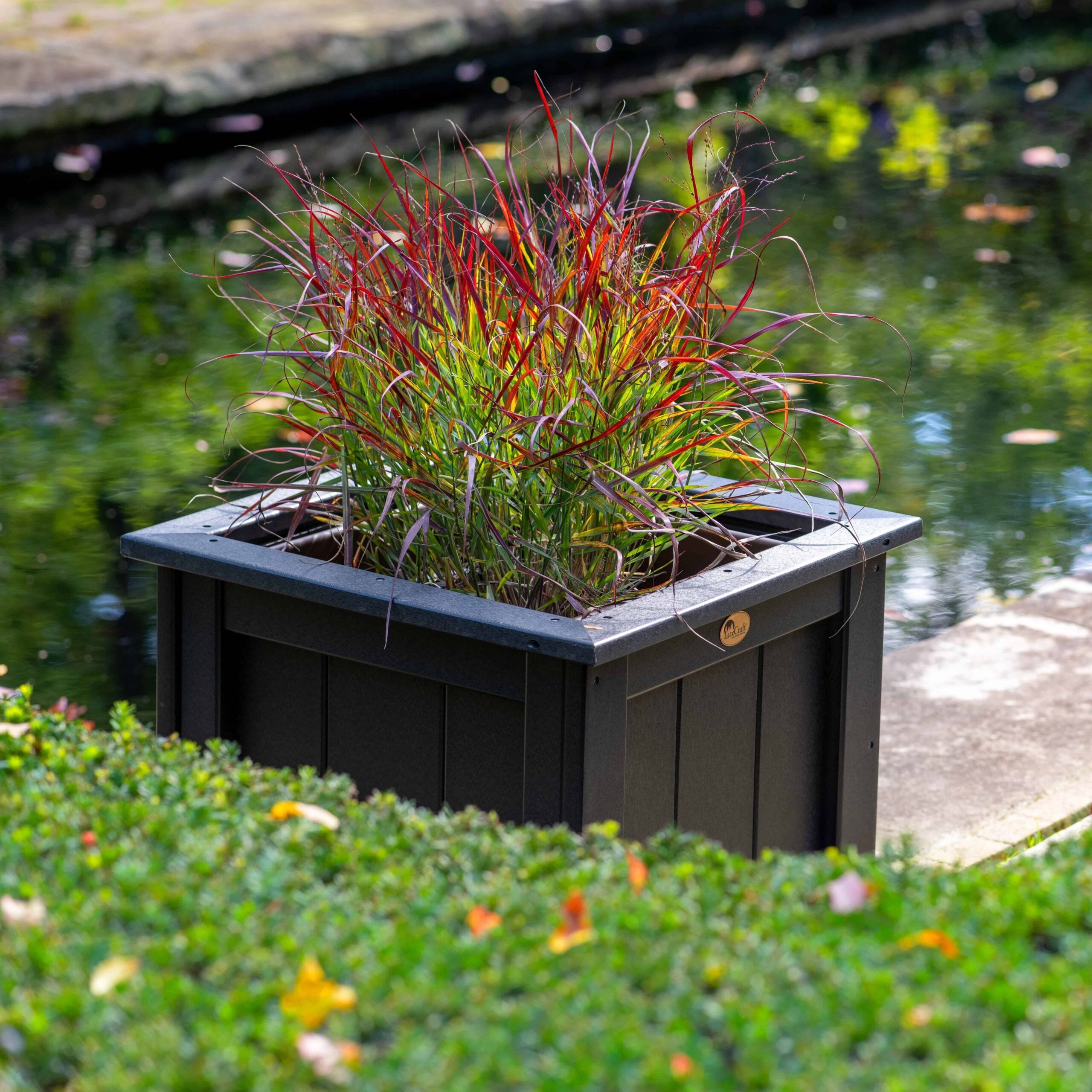 LuxCraft – Square Planter – Durable Outdoor Planter with Drainage Liner