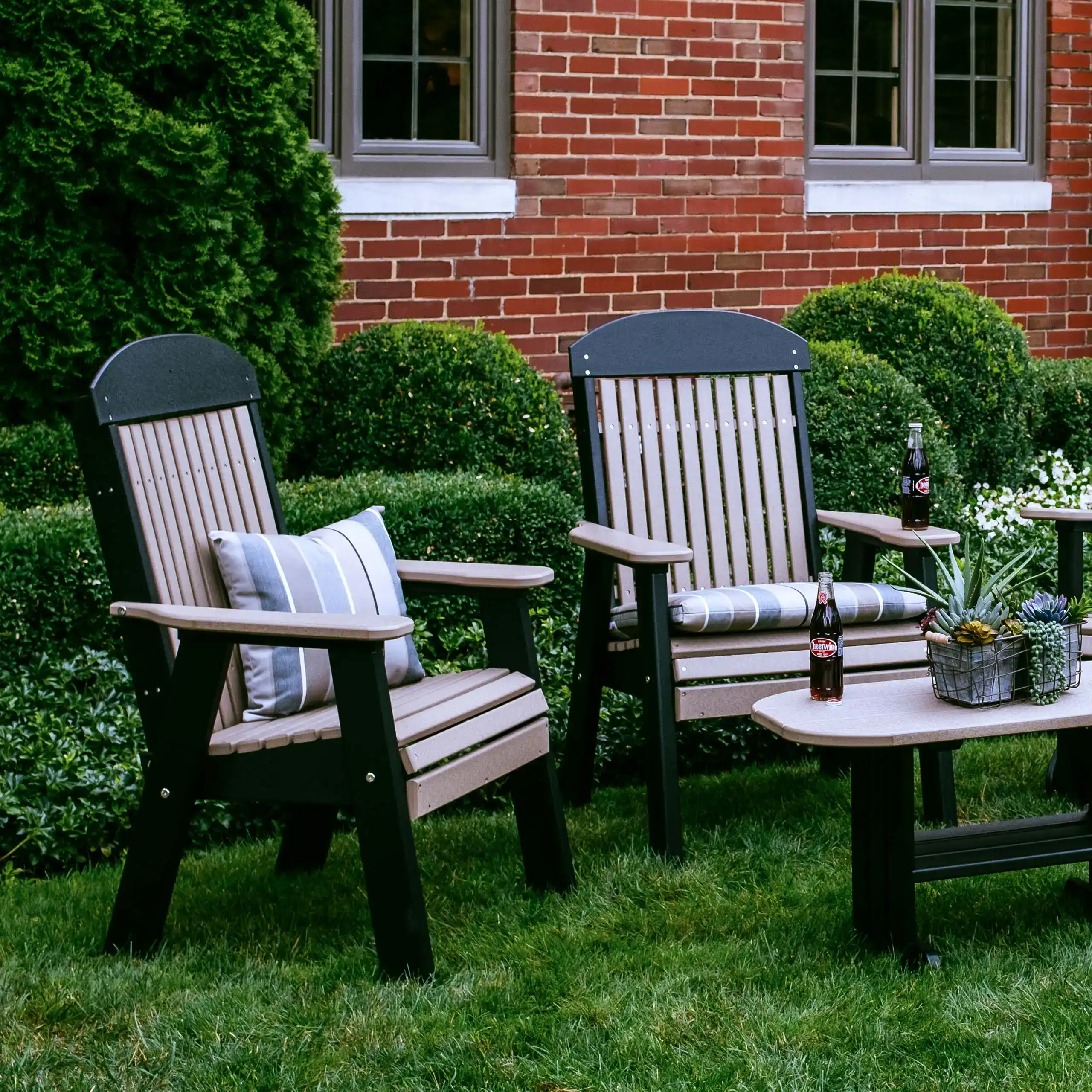 LuxCraft – 2′ Classic Bench – Compact Outdoor Garden Bench for Small Spaces