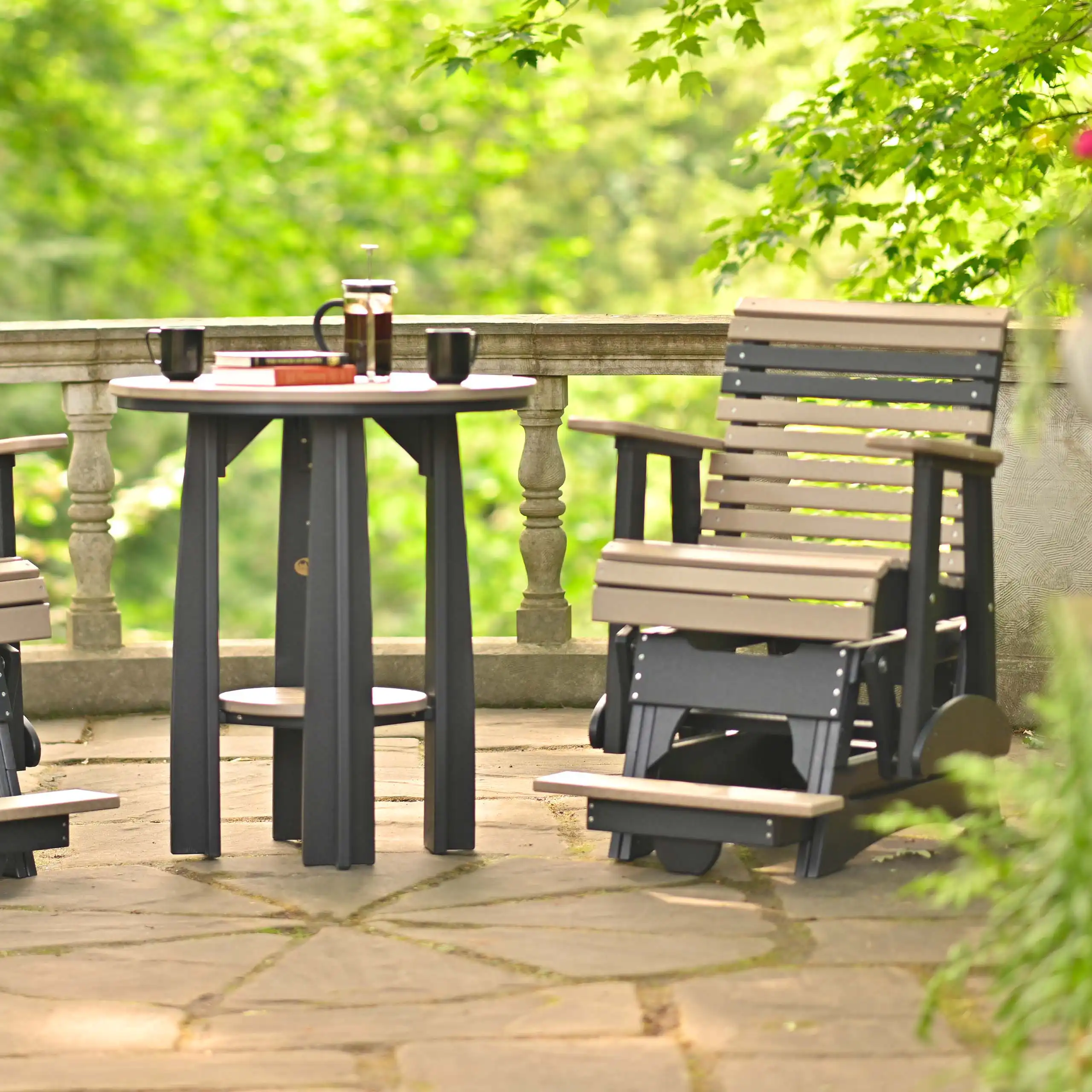 LuxCraft – Balcony Table – Compact Outdoor Dining Table for Small Patios