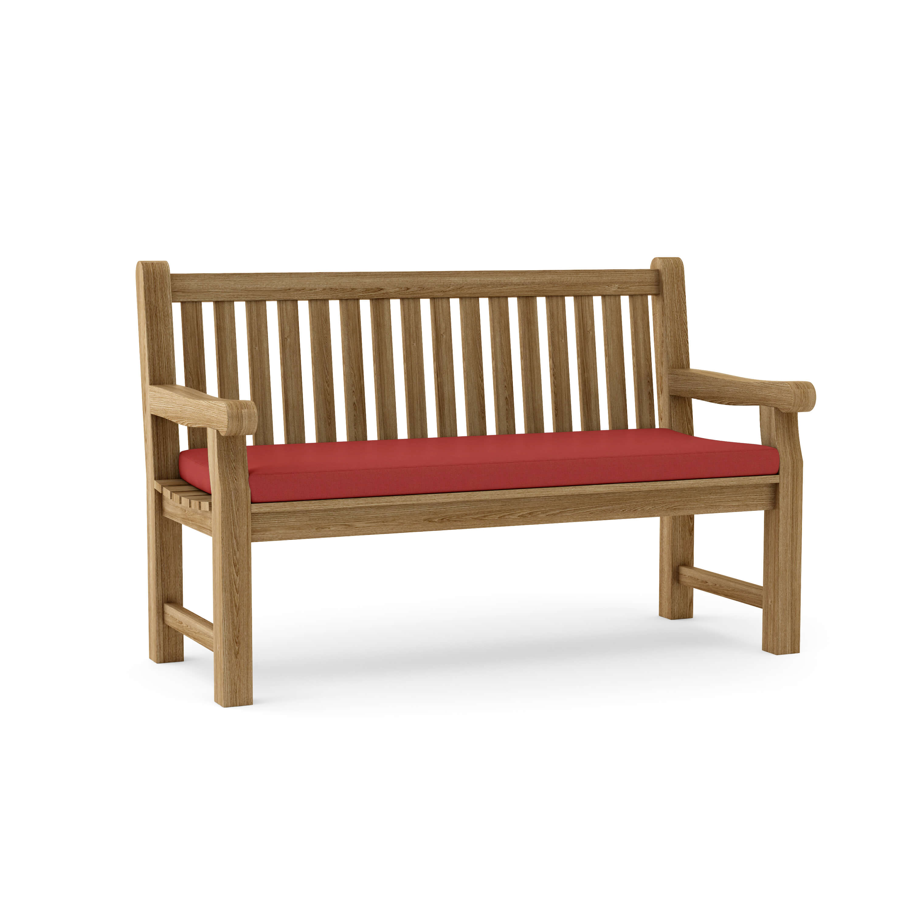 Anderson Teak Devonshire 3-Seater Extra Thick Bench – Solid Teak Outdoor Garden Bench