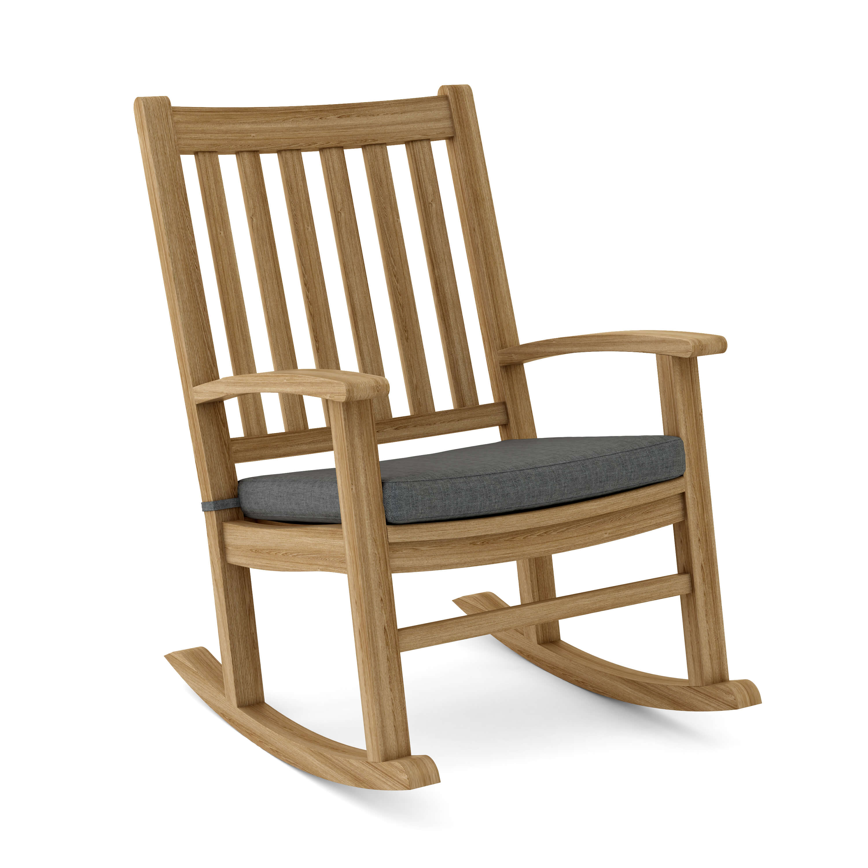 Anderson Teak Palm Beach Rocking Armchair – Classic Teak Outdoor Rocker