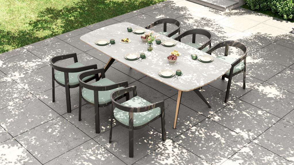 Lego Table 240 Ceramic Top - Ambiance Image~~