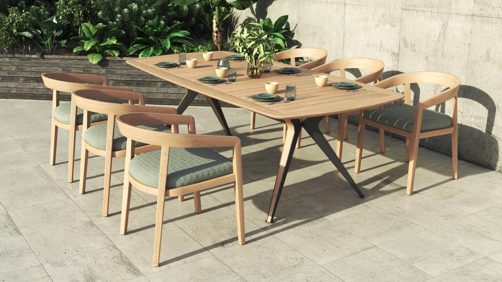 Lego Table 240 Teak Top - Ambiance Image~~