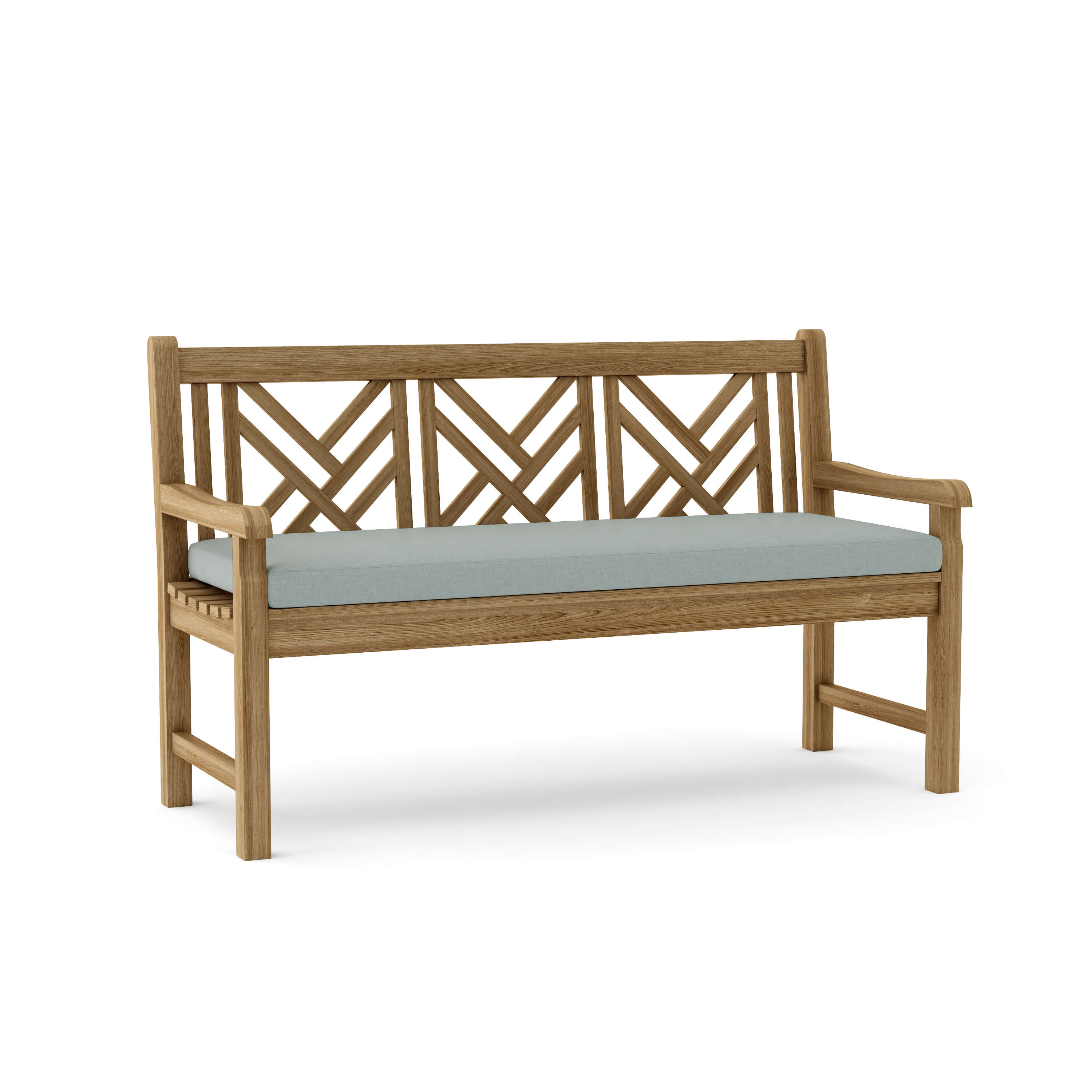 Anderson Teak Vilano 3-Seater Bench – Solid Teak Outdoor Garden Bench