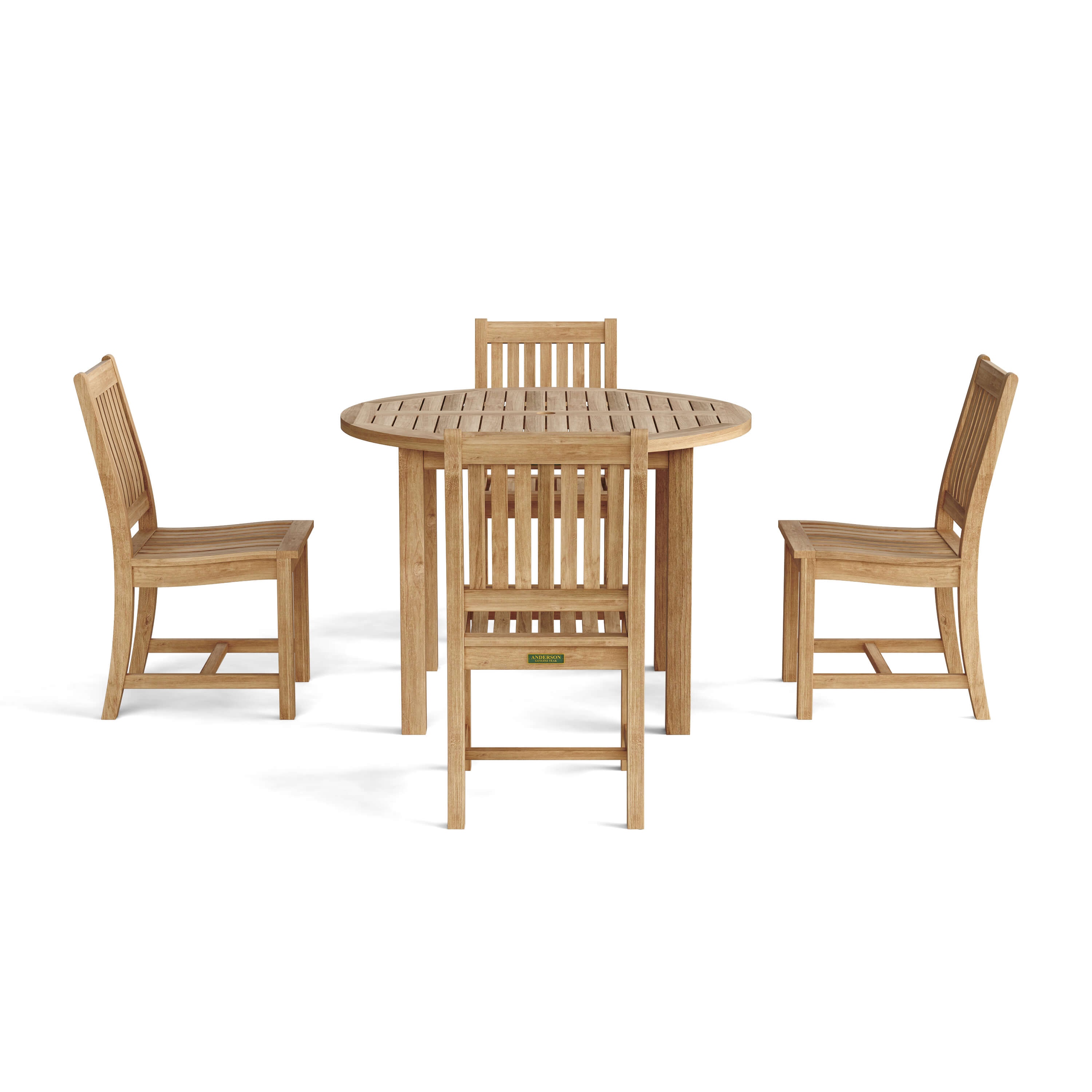 Anderson Teak 5-pc Dining Table Set